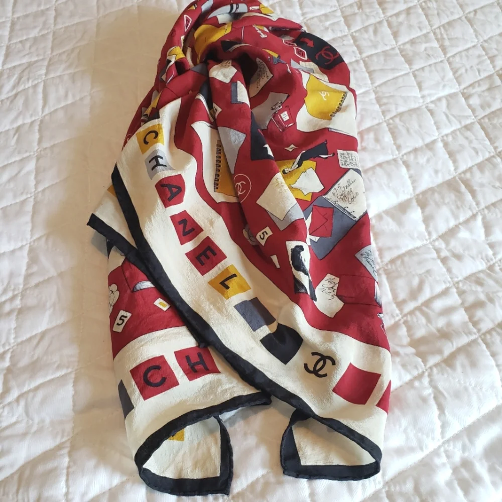 CHANEL vintage scarf